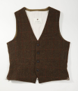 Tweed Vest Durrow Moosgrün